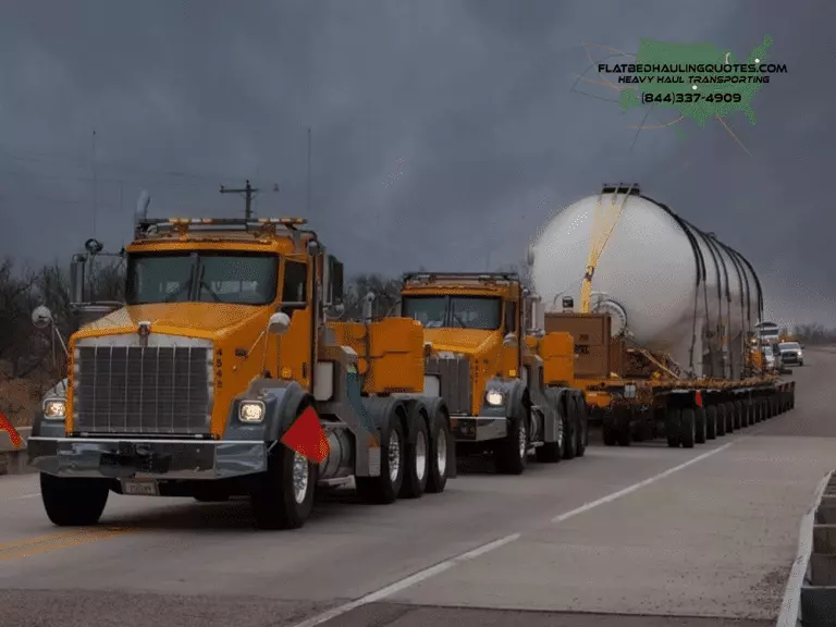 hauling oversize loads, hauling heavy equipment, heavy equipment transport companies