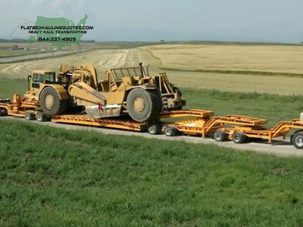 Construction equipment Transportation Services | Flatbed Trailer Shipping & Delivery
