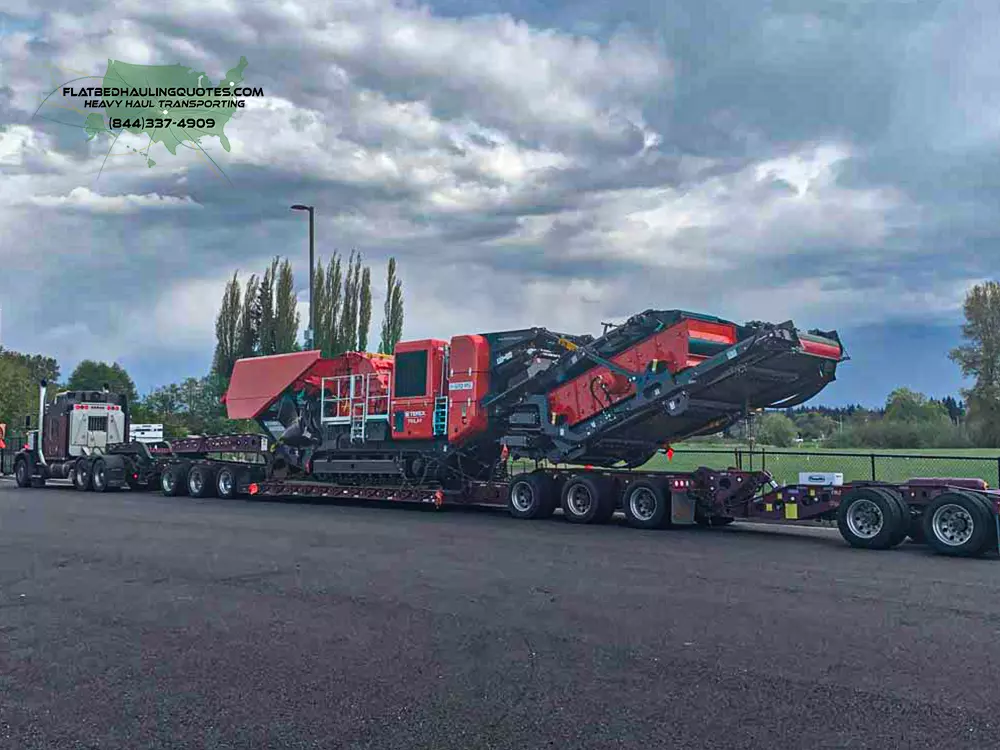 Georgia to Arizona Heavy Equipment Shipping by Trusted flatbed oversized equipment hauler