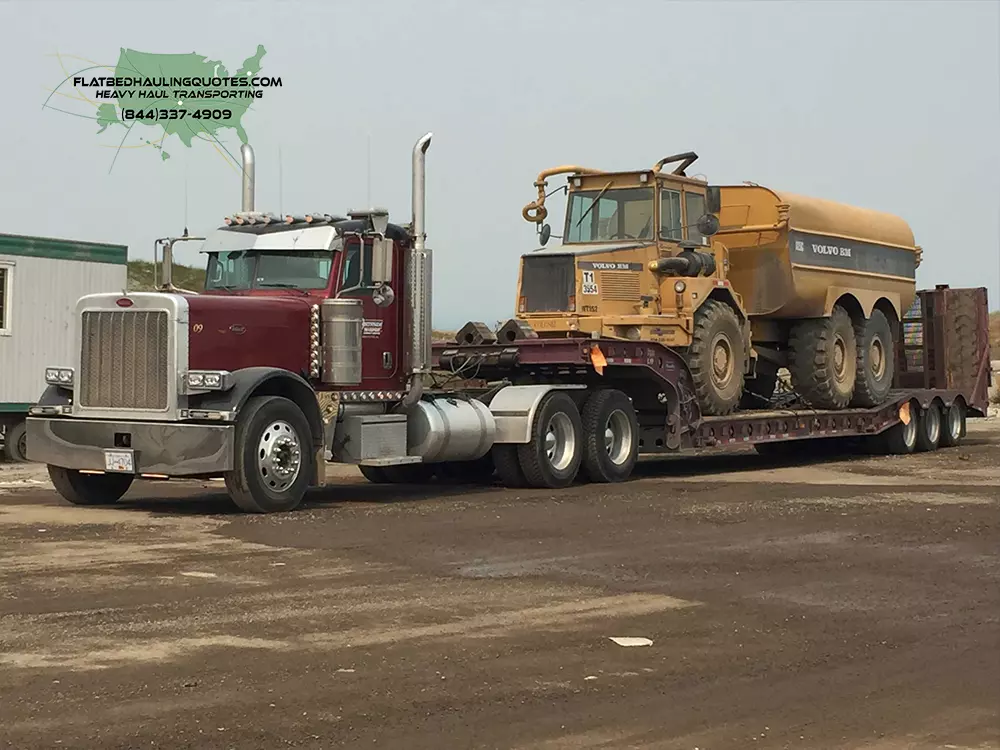 South Carolina to Arizona Oversized Equipment Transportation with lowboy flatbed haulers near me